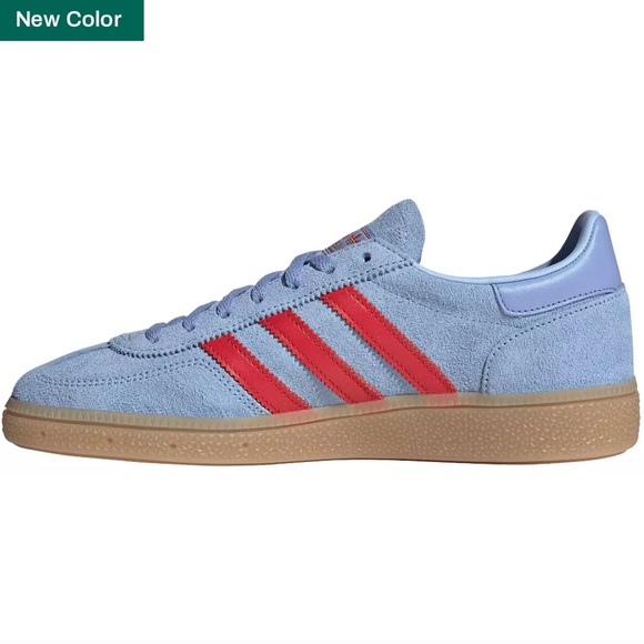 Adidas Handball Spezial Glow Blue, Red & Blue Spark Sneakers - Picture 3 of 5